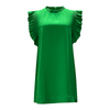 Women's Fashion Casual Ruffled Trim Covered Sleeve Dresses