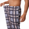 2024Men's Casual Comfort Elastic Waistband Pocket Plaid Pajama Pants