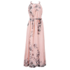 Bohemian Printed Chiffon Dress Beach Long Dress Women