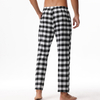 Men's Fashion Casual Comfortable Elastic Waistband Pocket Plaid Pajama Pants