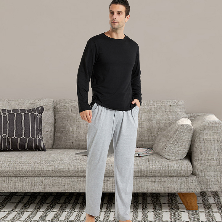 2024 Men's Casual Loose Straight Leg Pants Sleepwear