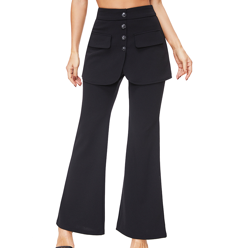 Women's Wide Leg Dress Pants High Waisted Dressy Trousers