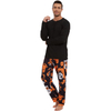 2024 New Halloween Style Through The Body Print Elastic Waist Daily Trend Men's Casual Trousers