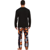 2024 New Halloween Style Through The Body Print Elastic Waist Daily Trend Men's Casual Trousers