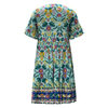 Women's Round Neck Short Sleeve Floral Print Dresses