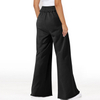 2024 Straight Casual Pants Loose Casual Tie Women's Pants Premium Feeling Skinny Pants Wide Leg Pants