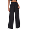 2024 Women's Pants New Wide Leg Pants Draped High Waist Straight Casual Suit Work Pants