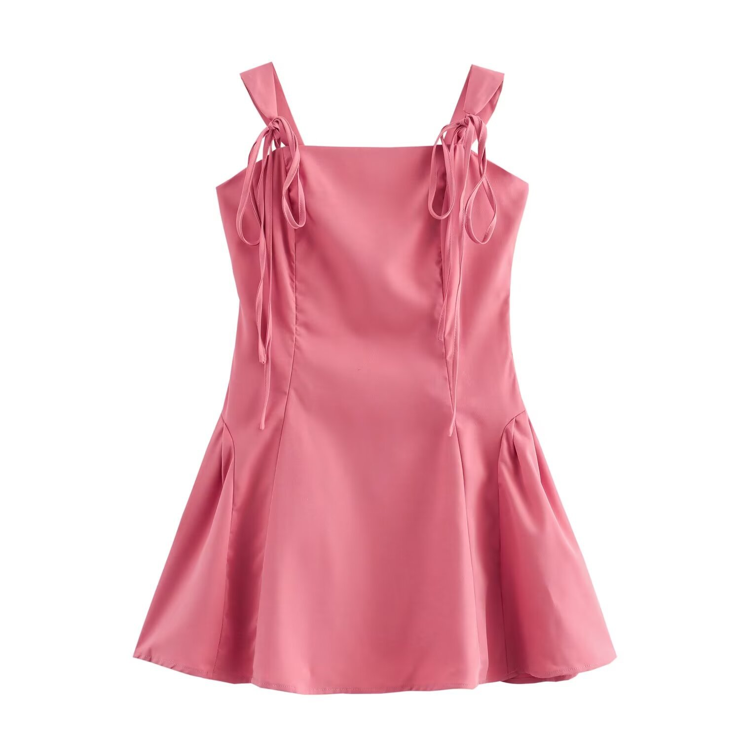 Women's Hundreds of Design Sense Tie Bow Waist Short Halter Dresses