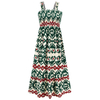 Women's Elegant Printed Elastic Back Dresses Vacation Style Floral Halter Long Dresses