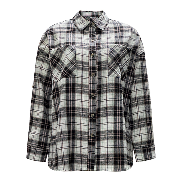 Fashion Plaid Shirt for Women