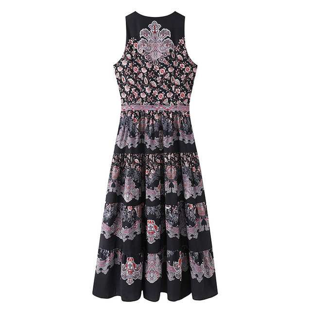 Summer Women's New Exotic Famous Bohemian Printed Dresses