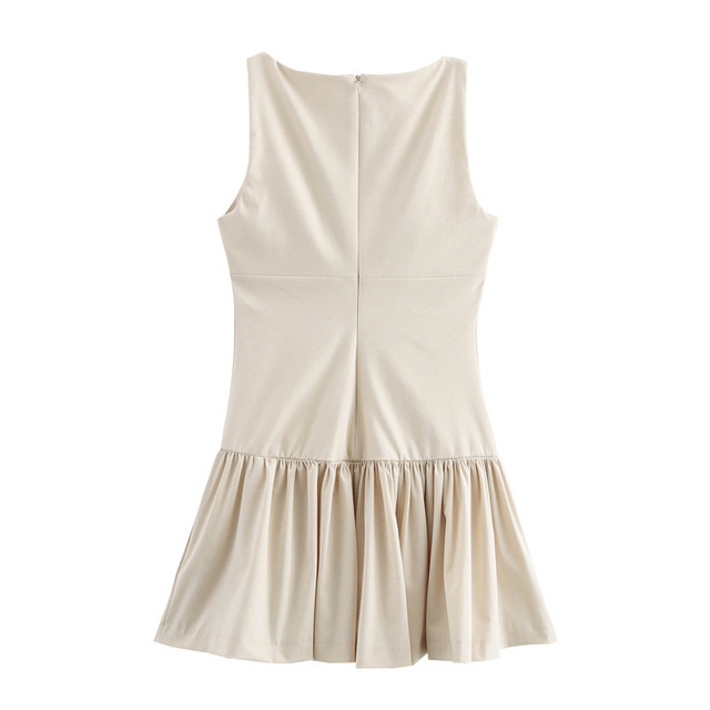 Ladies Sleeveless Slim Slim Little Black Dress Women's Design Dresses