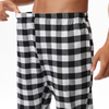 Men's Fashion Casual Comfortable Elastic Waistband Pocket Plaid Pajama Pants