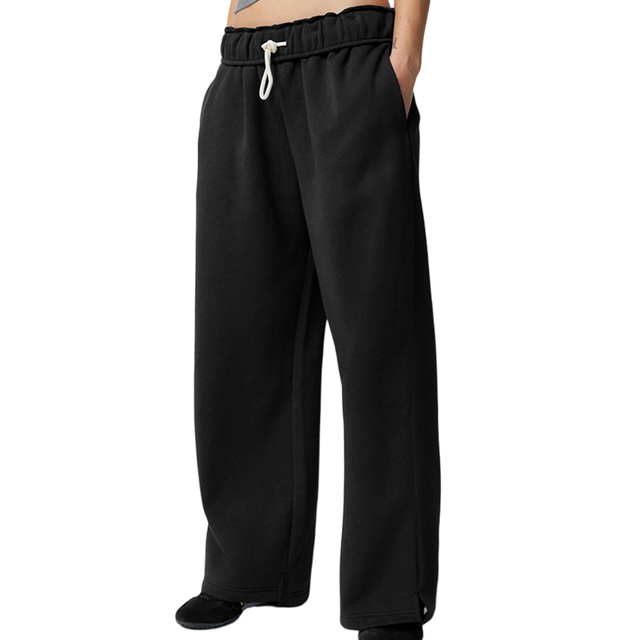 2024 Women's Personality Loose Casual Wide Leg Thin Drag Trousers