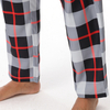 2024Men's Casual Elastic Waist Fashion with Pockets Plaid Pajama Pants