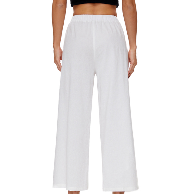 2024 Women's Loose Casual Tassel Wide Leg Pants