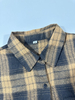 Vintage Plaid Shirt with Pockets | Women's Loose Long Sleeve Daily Workwear Top