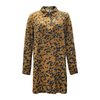 Leopard Shirt Dress | Women's Long Sleeve Pocket Chic Fashion Dress