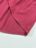 Rose Red V-Neck Blouse | Women's Long Sleeve Loose Elastic Casual Daily Top