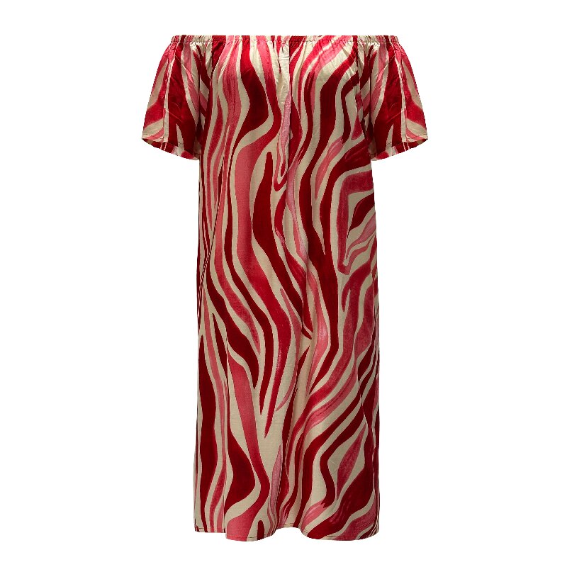 Off-Shoulder Dress - Women's Elegant Evening & Party Wear