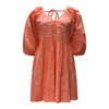 V-Neck Backless Summer Dress - Orange Short Sleeve Lovely Daily Casual Dress