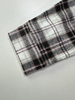 Black and White Plaid Shirt | Women's Vintage Loose Casual Long Sleeve Top