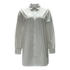 Classic White Shirt Dress | Women's Long Sleeve Loose Daily Office Dress