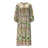 Resort Vacation Maxi Dress - Mid-Sleeve Loose Fit Boho Printed Summer Dress