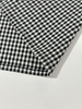 Black and White Checkered Shirt | Women's Slim-Fit Long Sleeve Fashion Blouse