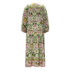 Resort Vacation Maxi Dress - Mid-Sleeve Loose Fit Boho Printed Summer Dress