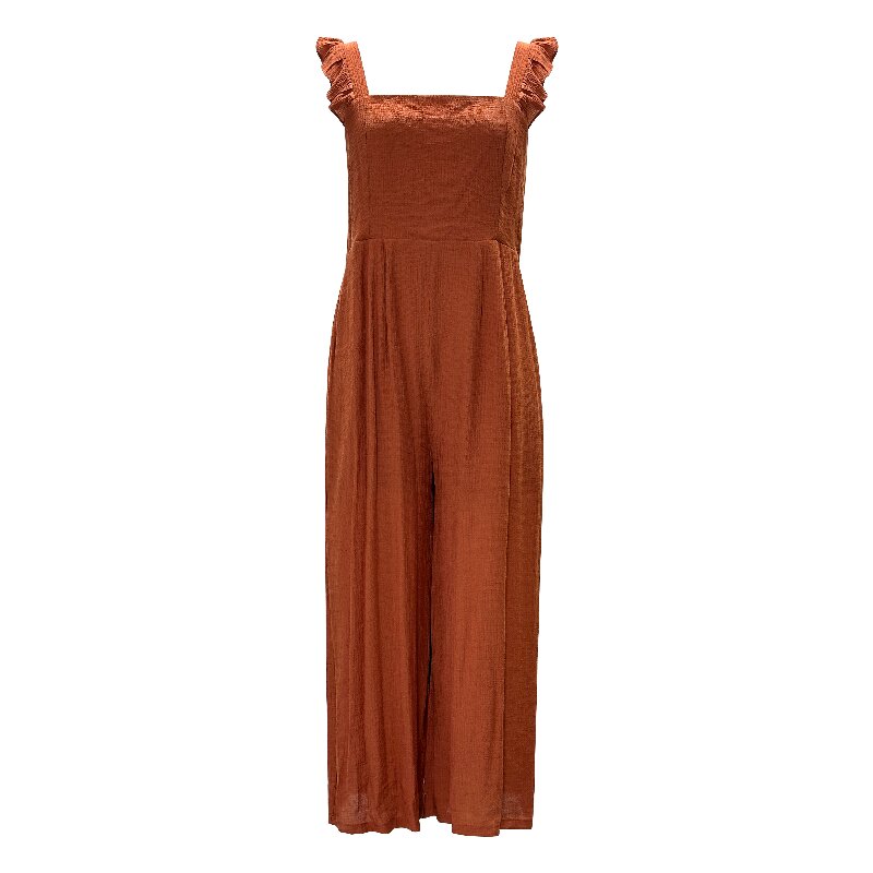 Solid Jumpsuit | Women's Chic Daily Casual One-Piece Jumpsuit