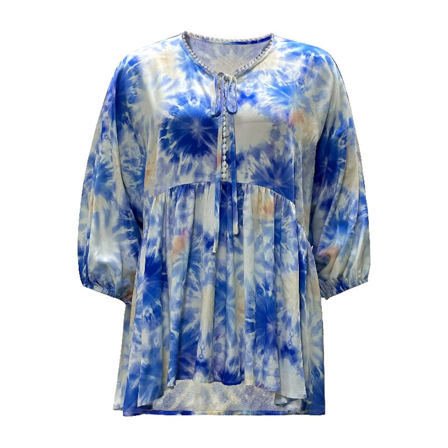 Women's Plus Size Blouse | Lightweight Printed Oversized Summer Top