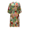 Printed V-Neck Mid Sleeves Dress | Women's Casual Summer Dress