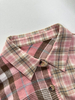 Women's Vintage Patchwork Plaid Daily Casual Long-Sleeve Shirt