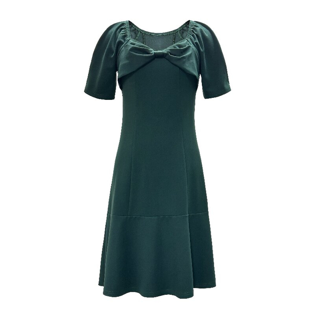 Women Elegant Short Sleeve Dinner Party Everyday Birthday Dress