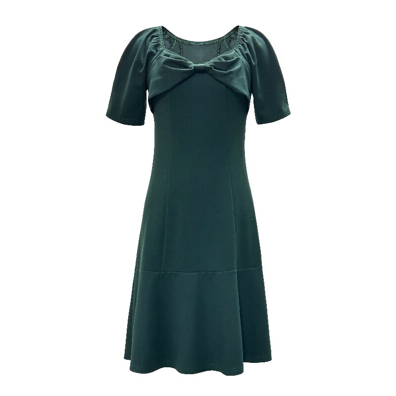 Women Elegant Short Sleeve Dinner Party Everyday Birthday Dress